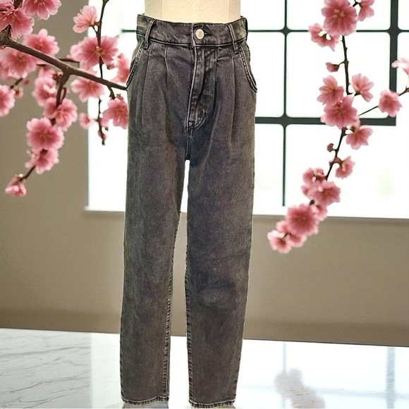 NWOT C/E by Current Elliott ‘Pleated Skinny Jean’ in “Gravity” Wash Size 25 - Picture 3 of 16